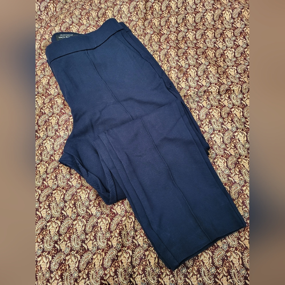 J. Crew Bellucci Navy Ponte Trouser Pant Work Business 16P